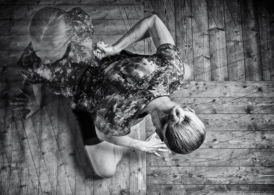 Helena Franzén i danssolot Tremolo, foto Håkan Jelk, 2015